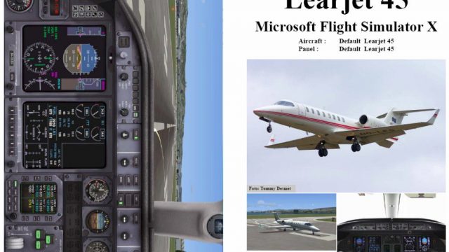 Screenshot 1 — Manual/Checklist - Default Learjet 45