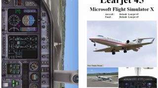 Screenshot 1 — Manual/Checklist - Default Learjet 45