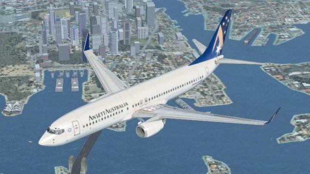 Screenshot 1 — Ansett Australia Boeing 737-800