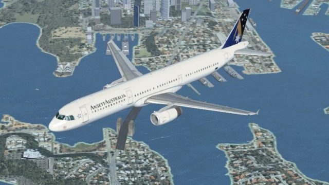 Screenshot 1 — Ansett Australia Airbus A321