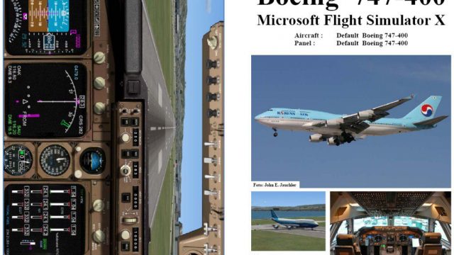 Screenshot 1 — Manual/Checklist Default Boeing 747-400