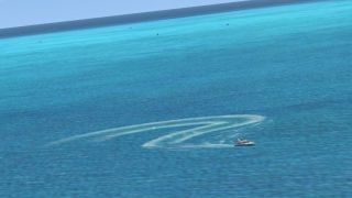 Screenshot 1 — Improved Boat Wake Effects