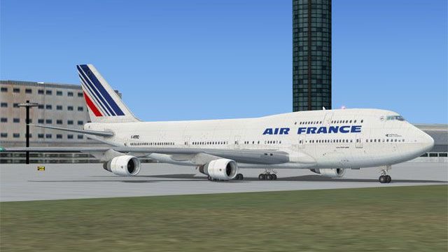 Screenshot 1 — Air France Boeing 747-400