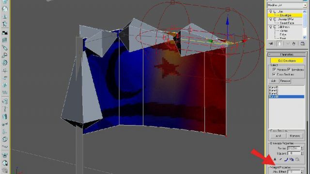 Screenshot 1 — Flag Animation Tutorial
