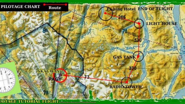 Screenshot 1 — FSAdventureSky Flight - 'Flying by Pilotage'