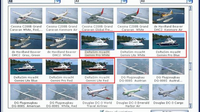 Screenshot 1 — Documentation for Deltasim Gemini Concept Motor Yacht