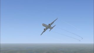 Screenshot 3 — Boeing 737-800 Engine Smoke