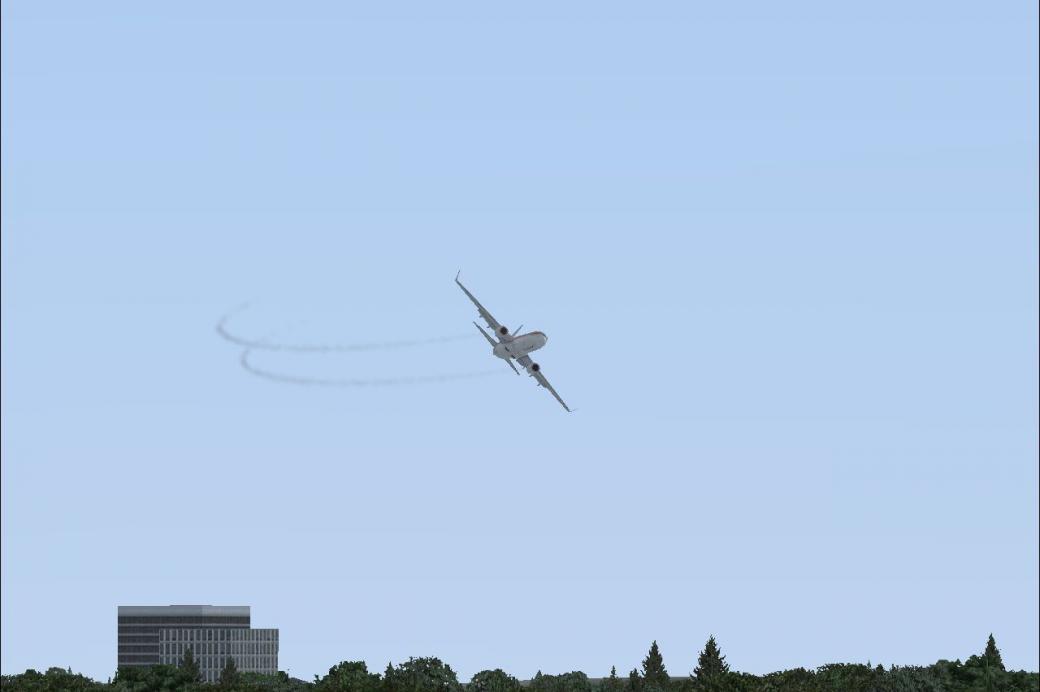 KC-135 Engine Smoke for FSX