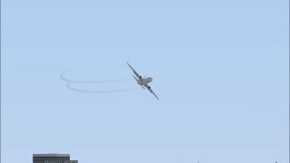 Screenshot 1 — Boeing 737-800 Engine Smoke