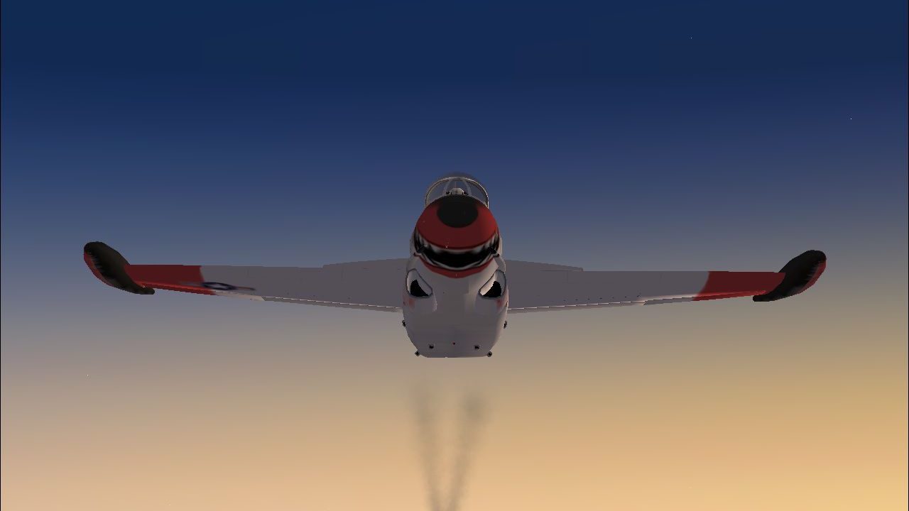 Engine Smoke Effect For T-2C Buckeye for FSX