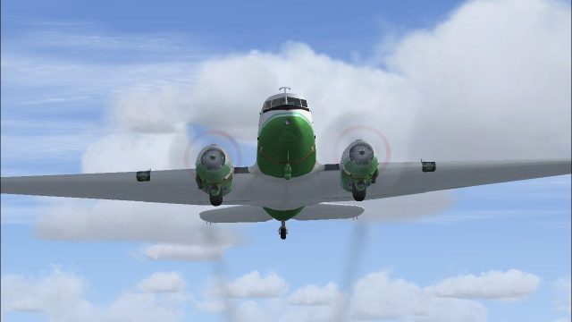 Screenshot 1 — Default Douglas DC-3 Engine Smoke Effect