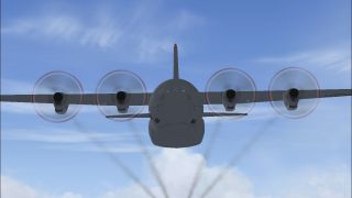 Screenshot 2 — Lockheed C-130 Engine Smoke