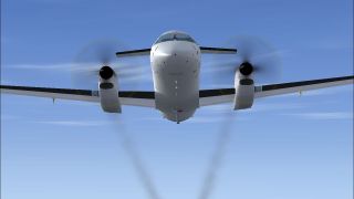 Screenshot 6 — EMB-120 Engine Smoke Effect