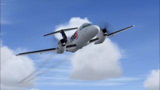 Screenshot 4 — EMB-120 Engine Smoke Effect