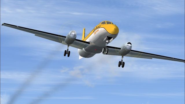 Screenshot 1 — Fairchild Metroliner III Engine Smoke Effect