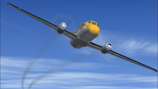 Screenshot 2 — Fairchild Metroliner III Engine Smoke Effect