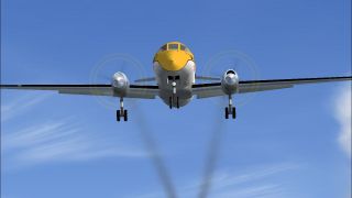 Screenshot 3 — Fairchild Metroliner III Engine Smoke Effect