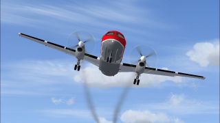 Screenshot 1 — Saab 340 Engine Smoke Effect