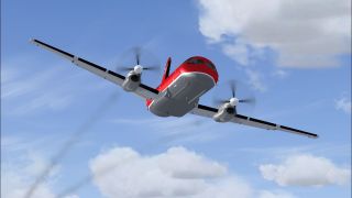 Screenshot 2 — Saab 340 Engine Smoke Effect