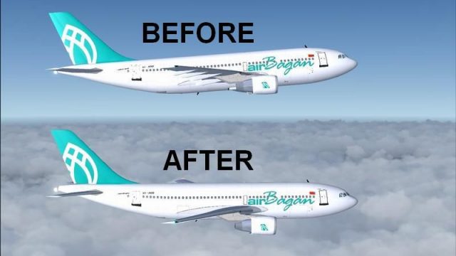 Screenshot 1 — Air Bagan Airbus A310-222 Update