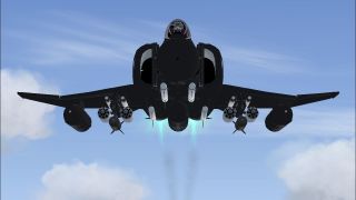Screenshot 2 — F-4 Phantom II Smoke Effects