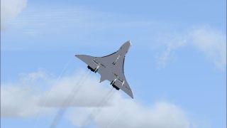 Screenshot 2 — Concorde Smoke Effects