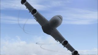 Screenshot 1 — Airbus A380 Smoke Effect