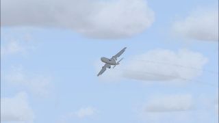 Screenshot 2 — Airbus A300B Engine Smoke Effects