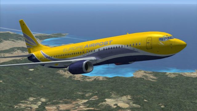 Screenshot 1 — Europe Airpost Boeing 737-800