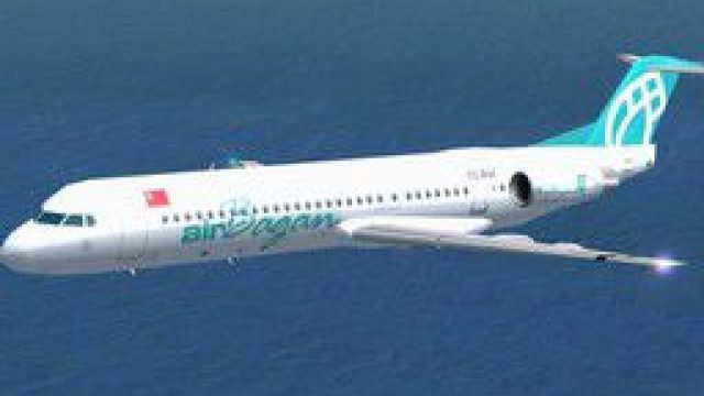Screenshot 1 — Air Bagan Fokker F-100