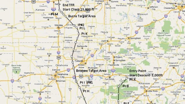 Screenshot 1 — Flight Plan For OB-97 Fayetteville AR