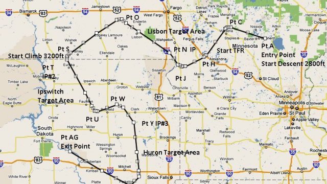 Screenshot 1 — Flight Plan For OB-53 Minneapolis MN