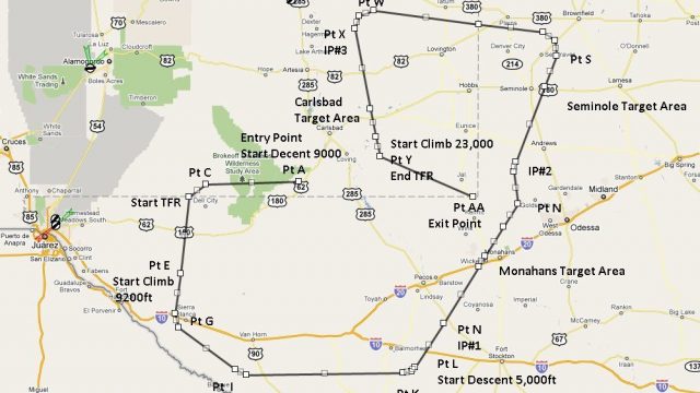 Screenshot 1 — Flight Plan For OB-51 Wink Texas