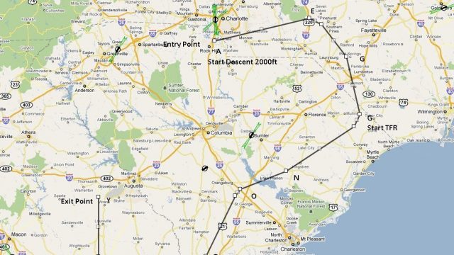 Screenshot 1 — OB-17 Statesboro GA Low Altitude Flight