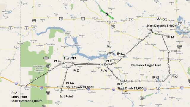 Screenshot 1 — Flight Plan For OB-24 Bismarck ND