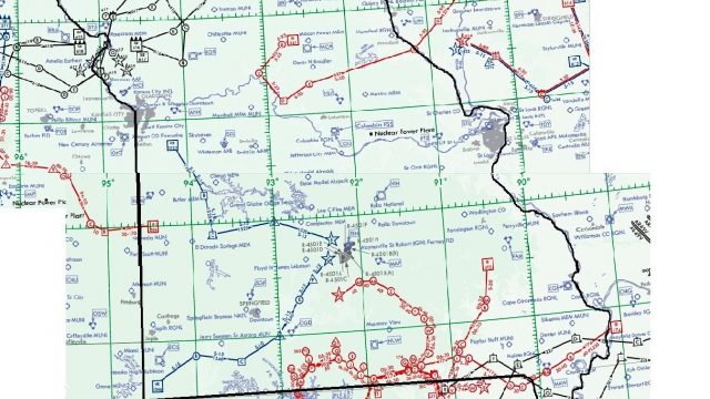 Screenshot 1 — Flight Plans for the North Central US