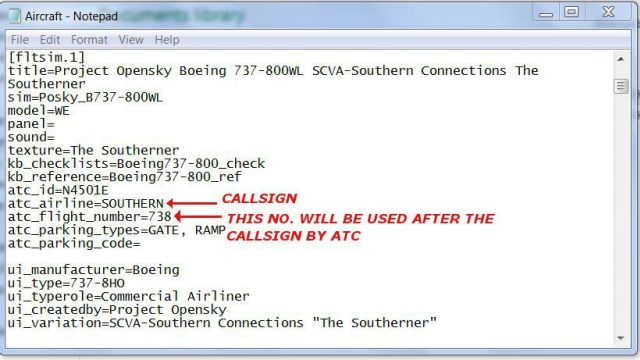 Screenshot 1 — Callsign Southern