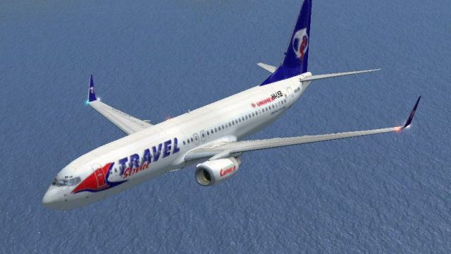 Screenshot 1 — Travel Service Boeing 737-800