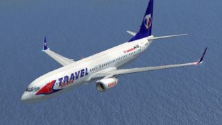 Screenshot 1 — Travel Service Boeing 737-800