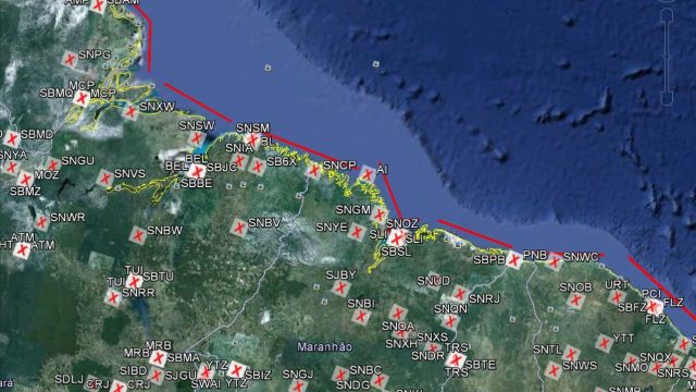 Screenshot 1 — Carrier Routes Sao Paulo A12 Brazil