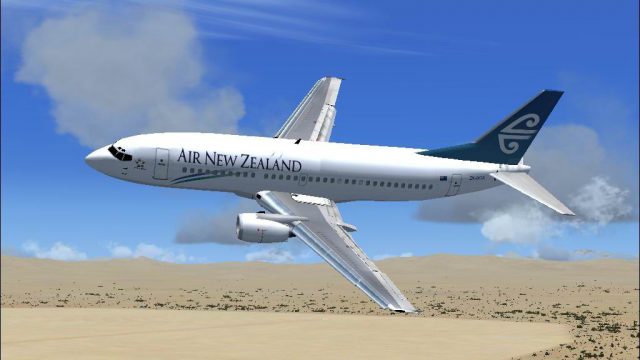 Screenshot 1 — Air New Zealand Boeing 737-300