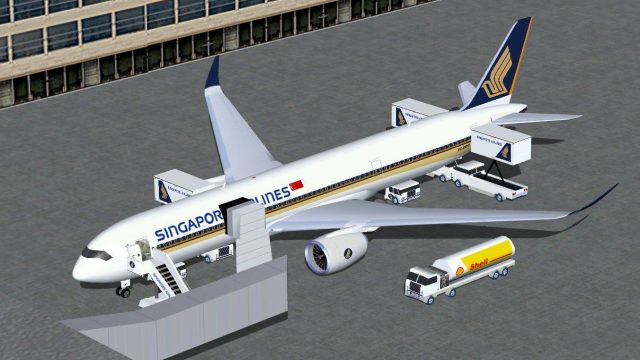 Screenshot 1 — Singapore Airlines Airbus A350-900 XWB