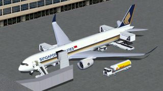 Screenshot 1 — Singapore Airlines Airbus A350-900 XWB