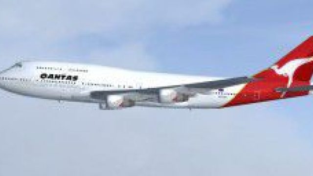 Screenshot 1 — Qantas Boeing 747-438