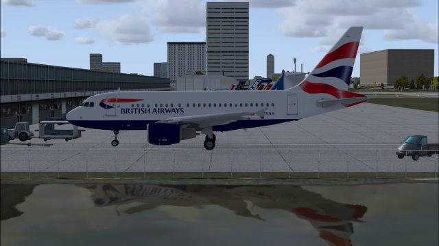 Screenshot 1 — British Airways Airbus A318 Flight Plans V2