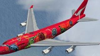 Screenshot 2 — Qantas Boeing 747-400 Wunala Dreaming Livery