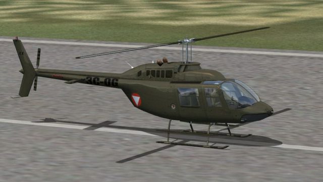 Screenshot 1 — Austrian Air Force Bell 206B JetRanger
