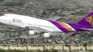 Screenshot 1 — Thai Airways Boeing 747-400