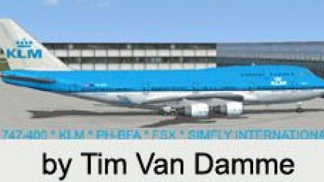 Screenshot 1 — KLM Boeing 747-400 registration PH-BFA