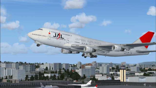 Screenshot 1 — JAL Boeing 747-400